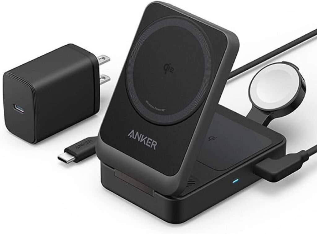 Anker MagGo Wireless Charging Station (Foldable 3-in-1)