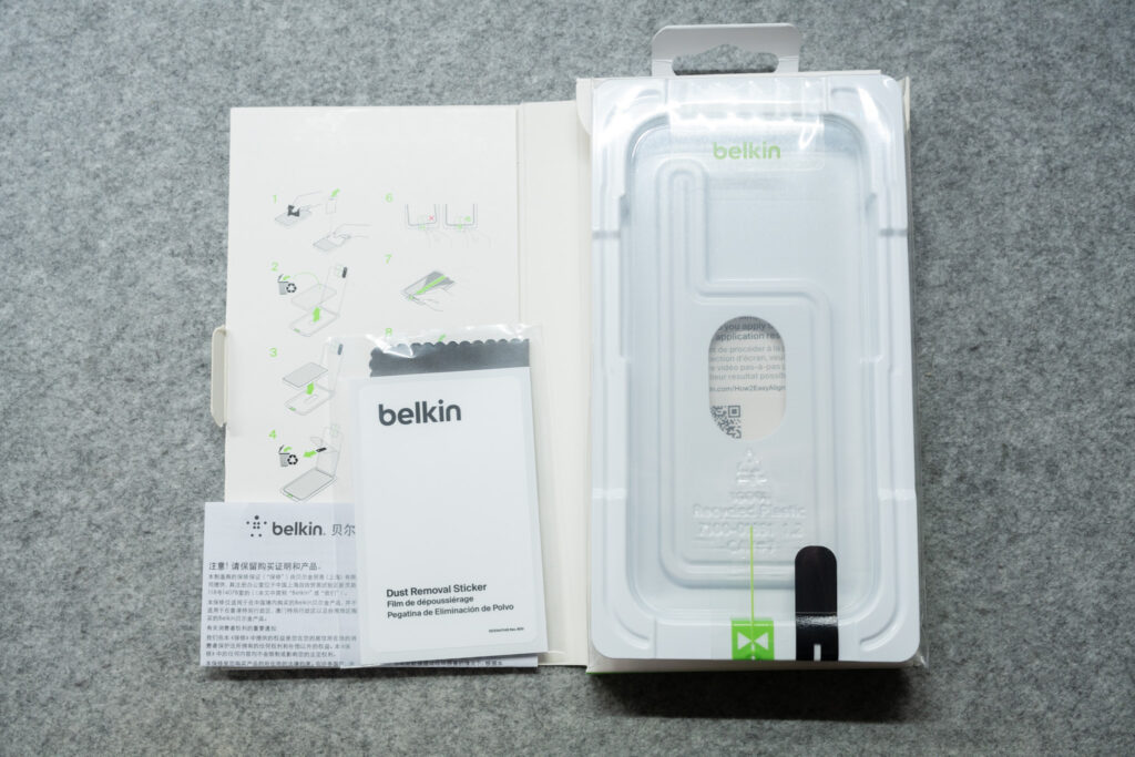 Belkin iPhone 16 Pro用 UltraGlass 2ガラスフィルム